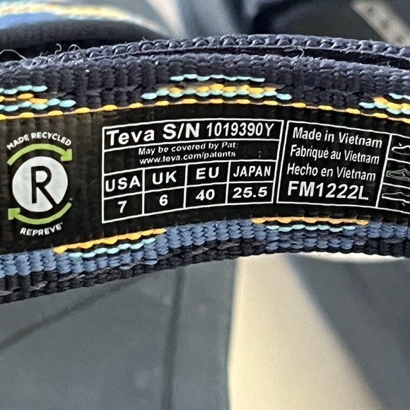 Teva Hurricane water hiking sandals navy blue NWT - Picture 4 of 10